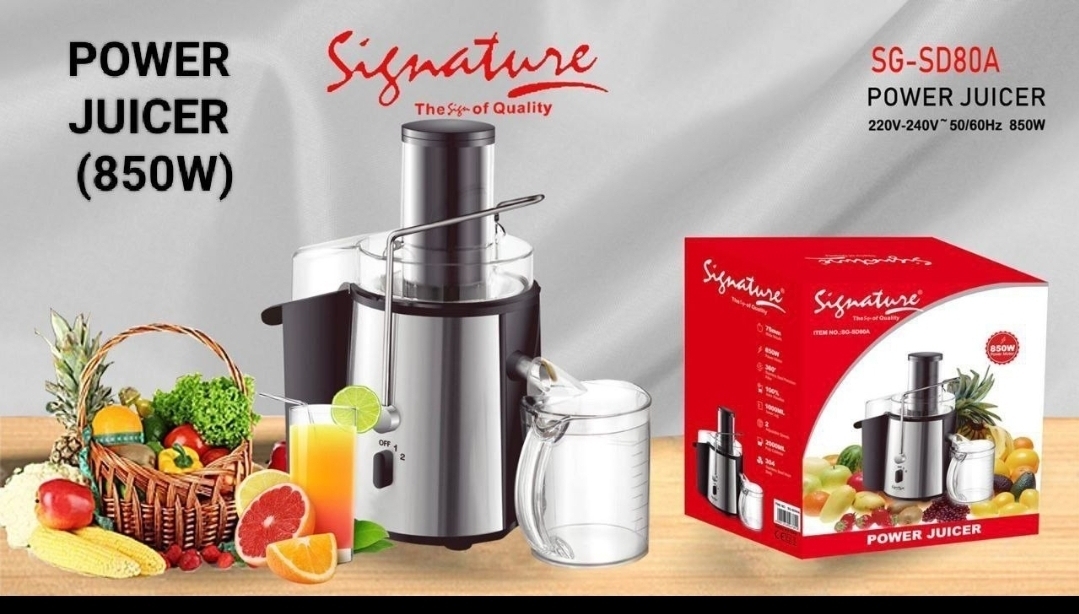 Signature Power Juicer 850W SG-SD80A - Image 2