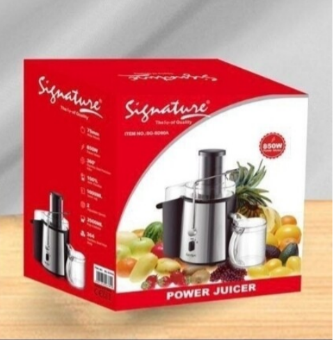Signature Power Juicer 850W SG-SD80A